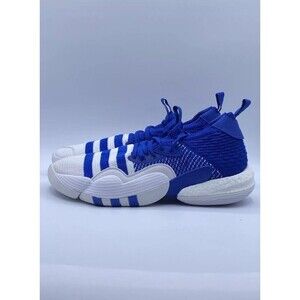 NWT Adidas Men Trae Young 2 Basketball Shoes Size 12 White Blue H03839‎ Sneakers